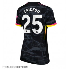 Chelsea Moises Caicedo #25 Terza Maglia Femmina 2024-25 Manica Corta